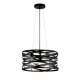 HELIX HANGER 3XE27 BLACK