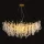 HUGO CHANDELIER 13XG9 GOLD/CRYSTALS