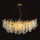 HUGO CHANDELIER 13XG9 GOLD/CRYSTALS