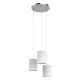 INES SUSPENSION 3XE14 WHITE/CHROME