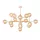 ISABEL CHANDELIER 16XE27 WHITE