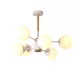 ISABEL CHANDELIER 6XE27 WHITE
