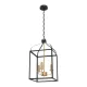 IZABEL HANGER 3XE27 BLACK/GOLD