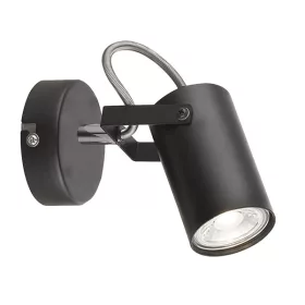 IZZY SPOT 1xGU10 BLACK