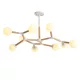 JANE CHANDELIER 9XE27 WHITE