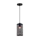 JANIS-1C SUSPENSION 1XE27 BLACK L130MM