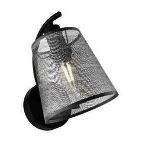 JASMINE WALL LAMP 1XE14 BLACK/GREY