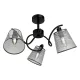JASMINE CHANDELIER 3XE14 BLACK/GRAY