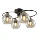 JAY CHANDELIER 4XE27 BLACK/BRONZE