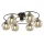JAY CHANDELIER 6XE27 BLACK/BRONZE