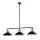 JEMMA HANGING LAMP 3XE27 BLACK/GOLD