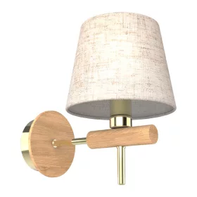 JONAS WALL LAMP 1XE14 BEIGE/GOLD