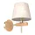 JONAS WALL LAMP 1XE14 BEIGE/GOLD