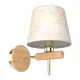JONAS WALL LAMP 1XE14 BEIGE/GOLD