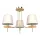 JONAS CHANDELIER 3XE14 BEIGE/GOLD