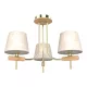 JONAS CHANDELIER 3XE14 BEIGE/GOLD