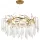 KAROL CHANDELIER 10XG9 GOLD/CRYSTALS