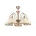 KRISTA CHANDELIER 5XE27 YELLOW BRASS