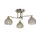 LIZA CHANDELIER 3XE14 ANTIQUE YELLOW BRASS