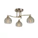 LIZA CHANDELIER 3XE14 ANTIQUE YELLOW BRASS