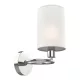 LUKAS WALL LAMP 1XE14 WHITE/CHROME
