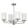 LUKAS CHANDELIER 4XE14 WHITE/CHROME