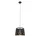 MARSEL CHANDELIER 1XE27 BLACK/GOLD