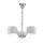 MELODY CHANDELIER 3XE27 WHITE/CHROME
