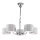 MELODY CHANDELIER 5XE27 WHITE/CHROME
