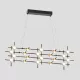 MODULAR LED PENDANT LIGHT 48W 3000K, BLACK+GOLD