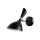 MORGAN WALL LAMP 1XE14 BLACK