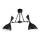 MORGAN CHANDELIER 2XE14 BLACK