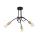 MYA CHANDELIER 3XE27 BLACK/GOLD