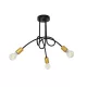 MYA CHANDELIER 3XE27 BLACK/GOLD