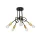 MYA CHANDELIER 5XE27 BLACK/GOLD