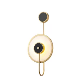 NUBIA LED WALL LAMP 5W 3000K, BLACK+GOLD