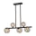OLENA CHANDELIER 5XG9 HORIZONTAL BLACK