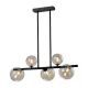 OLENA CHANDELIER 5XG9 HORIZONTAL BLACK
