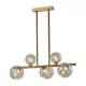 OLENA CHANDELIER 5XG9 HORIZONTAL GOLD