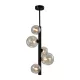 OLENA CHANDELIER 5XG9 VERTICAL BLACK