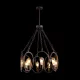 OLIVER CHANDELIER 8XE27 COFFEE D600MM