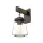 PAOLA WALL LAMP 1XE27 BLACK/WOOD