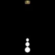 PEARL LED MEDALLION 9W 3000K, GOLD