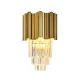 PERCY WALL LAMP 2XE14 GOLD/CRYSTALS