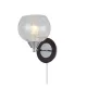 RENY WALL LAMP 1XE27 WENGE/CHROME