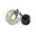 RICK WALL LAMP 1XE27 BLACK/BRONZE