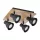 RIKO SPOT 4xGU10 BLACK/WOOD