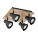 RIKO SPOT 4xGU10 BLACK/WOOD