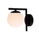 RITA WALL LAMP 1XE27 BLACK/WHITE GLASS