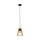 RONNY HANGER 1ХЕ27 BLACK/WOOD